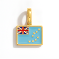 Charm - Flag Rectangular – Gold