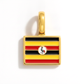 Charm - Flag Rectangular – Gold