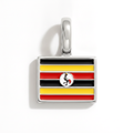 Charm - Flag Rectangular – Silver
