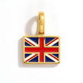 Charm - Flag Rectangular – Gold