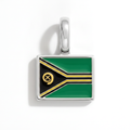 Charm - Flag Rectangular – Silver