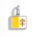 Charm - Flag Rectangular – Silver