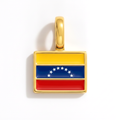 Charm - Flag Rectangular – Gold