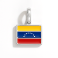 Charm - Flag Rectangular – Silver