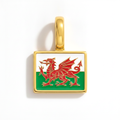 Charm - Flag Rectangular – Gold
