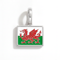 Charm - Flag Rectangular – Silver