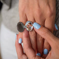 Locket Ring with Photo - Oval