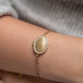 Locket Bracelet with Photo - Oval