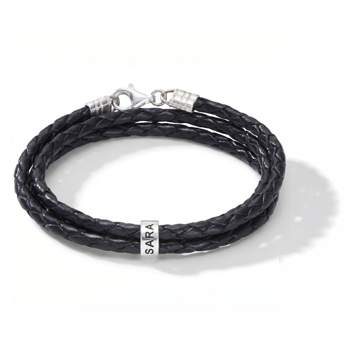 Leather Bracelet with Engraving