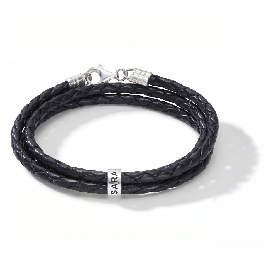 Leather Bracelet with Engraving