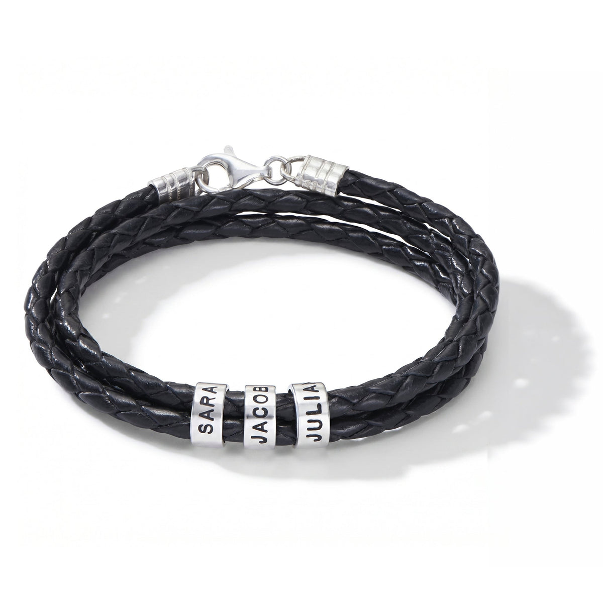 Leather Bracelet with Engraving