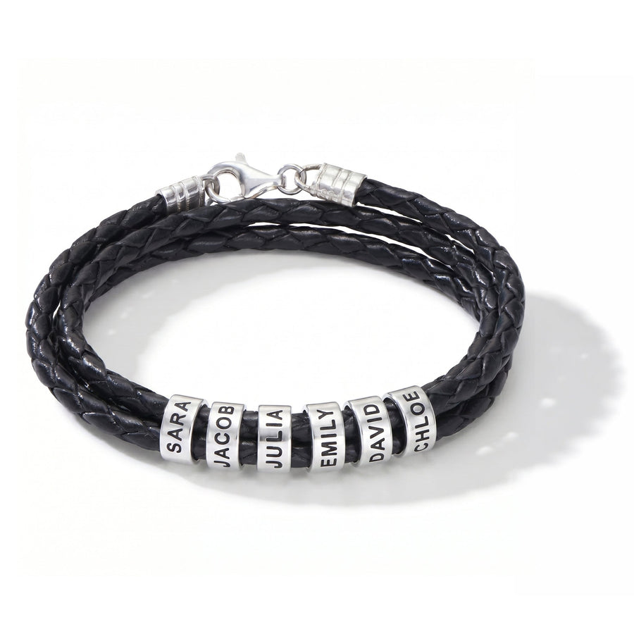 Leather Bracelet with Engraving