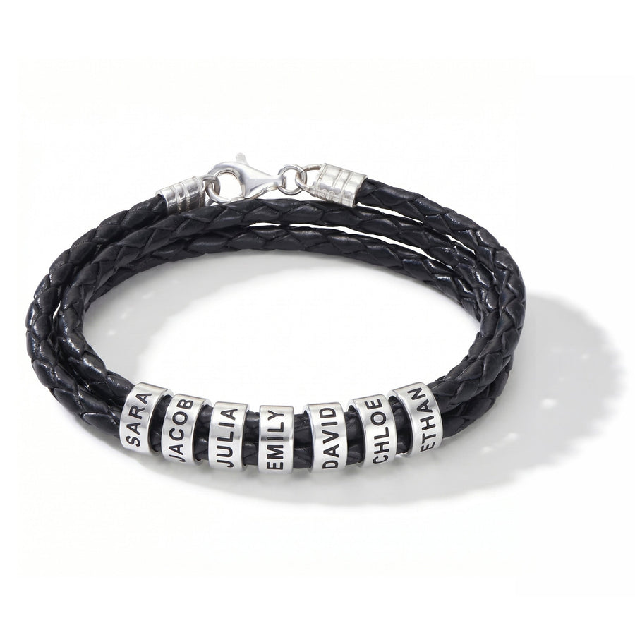 Leather Bracelet with Engraving