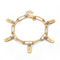 Personalized Bracelet with Engraved Tags