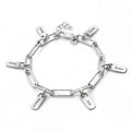 Personalized Bracelet with Engraved Tags