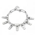 Personalized Bracelet with Engraved Tags