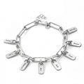 Personalized Bracelet with Engraved Tags