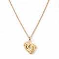 Baby Feet Necklace with Engraving