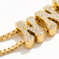 Bubble Letter Bracelet