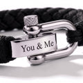 Braided Bracelet with Engraving